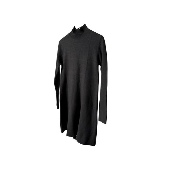 Zara Dark Gray Short Sweater Dress - Long Sleeve, Turtleneck - Medium - Like New - Picture 10 of 11